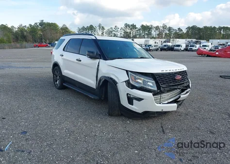 2018 Ford Explorer Sport из США, поврежденный, VIN 1FM5K8GT8JGA52334